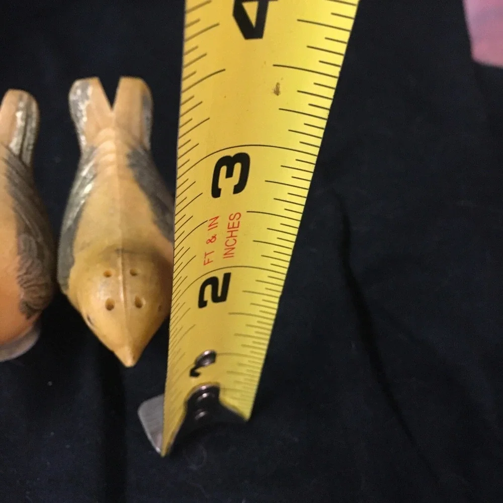 Vintage 1950's ‎ Bird Salt and Pepper Shakers Hong Kong Plastic